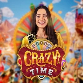 Crazy Time online game logo by Evolution on n1bets.com.de